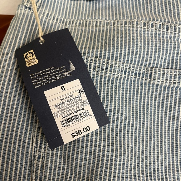 New with tags blue and white striped pants - Picture 4 of 4